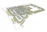 Reweaving the Fabric of the Abandoned Big Box - Big Box Reuse as Suburban Living Node: Aerial Site Perspective of a Redeveloped Big Box Store and Parking Lot