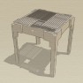 Stealth Whimsy Design Process: 3D Model: Table at Rest
