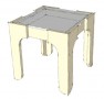 Stealth Whimsy Design Process: 3D Model of Ikea KVICKSUND Side Table