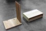 Wedged Walnut, Furniture Design Process: Full Scale Prototype, View 3
