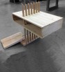 Wedged Walnut, Furniture Design Process: Full Scale Prototype, View 5