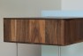 Wedged Walnut Cabinet - Furniture Design: Rare Joint at the Corners of the Keystone Box
