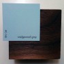 Wedged Walnut Cabinet, Heirloom Furniture Build: Paint Color Samples, Top 3, Wedgewood Gray