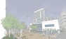 Post-Production Rendering - Before & After - Lovejoy Arts Alliance of the North Park Blocks - Arts Plaza Rendering Updated
