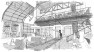Visual Storytelling: The Urbanite Club - Building Sketch Rendering: Central Café Bar