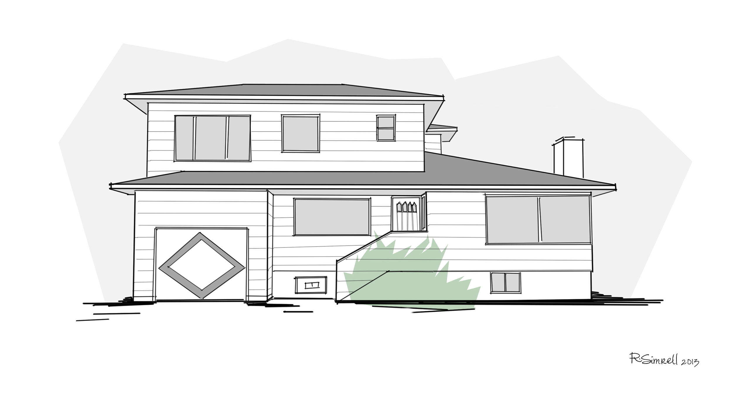 92nd Street Remodel & Addition: Early Design Sketches - Existing Conditions