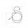 Simrell+Scott Logo Design – Underlying Geometry
