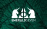 Emerald Seven Crest Over Emerald Leaves – Emerald Seven Brand Identity Design & Development